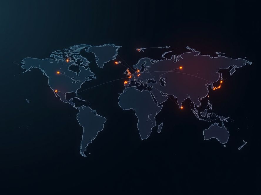 Futuristic technology graphic